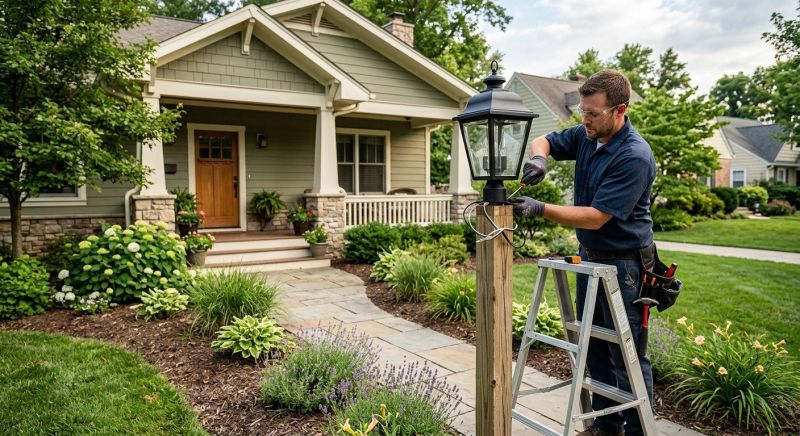 Landscape Lighting Repair in Kansas City, MO