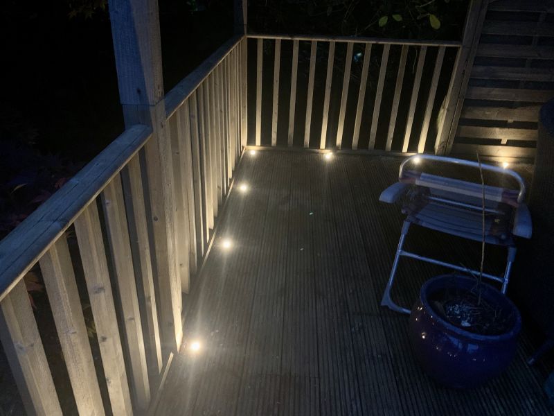 Recessed Lighting on Deck