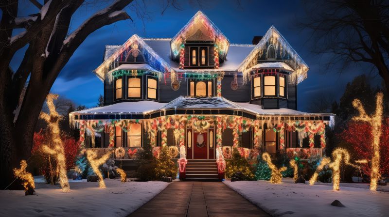 Seasonal Lights Installation in Alpharetta, GA